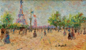 Paris, Eyfel Kulesi by Louis Hayet