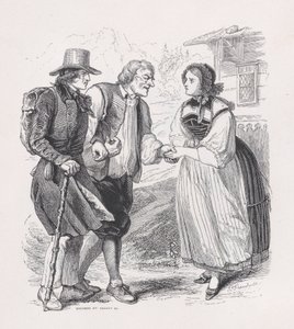 The Traveller from The Complete Works of Béranger, 1836. Yaratıcılar: Louis-Henri Brevière, Cesar-Auguste Hebert. by Louis Henri Brevière, Cesar Auguste Hebert