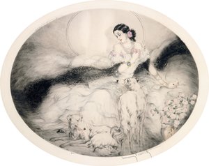 Lady with Camellias, c.1917 (aşındırma ve kuru nokta)