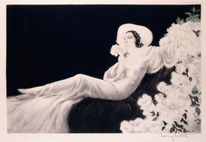 Çiçeği Sever by Louis Icart