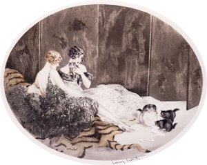 Dökülen Süt by Louis Icart