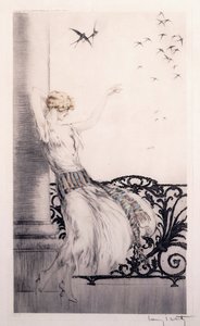 kırlangıçlar by Louis Icart