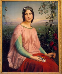 Tarla çiçekleri. Anne Francois Louis Janmot