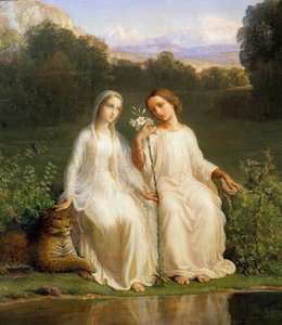Ruhun şiiri; Bakireler. Anne Francois Louis Janmot