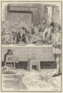 Açık pencereden bir ok vızıldayarak geldi by Louis John Rhead