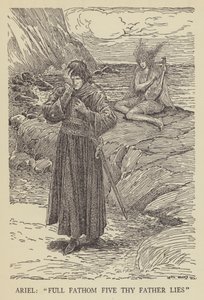 Ariel, baban tam beş yalan söylüyor by Louis John Rhead