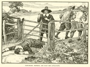 Soluk Kalp, Güvensizlik ve Suçluluk Rob Küçük İnanç (gravür) by Louis John Rhead