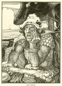 Dev Umutsuzluk (gravür) by Louis John Rhead