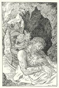 Dev Altın Sakal (taş) by Louis John Rhead