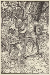 Tanrı aşkına, iyi adam, quot Robin, Fain adını bilsem by Louis John Rhead