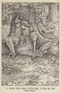 Sana dua ediyorum, benimle kal; daha ileri gidemem by Louis John Rhead