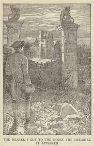 Robert Louis Stevenson tarafından Kaçırılanlar için İllüstrasyon by Louis John Rhead