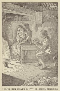 Robert Louis Stevenson tarafından Kaçırılanlar için İllüstrasyon by Louis John Rhead