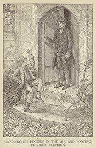 Robert Louis Stevenson tarafından Kaçırılanlar için İllüstrasyon by Louis John Rhead