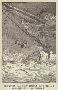 Robert Louis Stevenson tarafından Kaçırılanlar için İllüstrasyon by Louis John Rhead