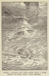 Robert Louis Stevenson tarafından Kaçırılanlar için İllüstrasyon by Louis John Rhead