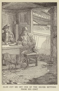 Robert Louis Stevenson tarafından Kaçırılanlar için İllüstrasyon by Louis John Rhead
