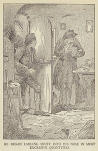 Robert Louis Stevenson tarafından Kaçırılanlar için İllüstrasyon by Louis John Rhead