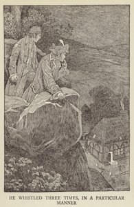 Robert Louis Stevenson tarafından Kaçırılanlar için İllüstrasyon by Louis John Rhead