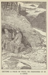 Robert Louis Stevenson tarafından Kaçırılanlar için İllüstrasyon by Louis John Rhead