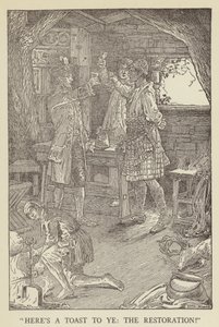 Robert Louis Stevenson tarafından Kaçırılanlar için İllüstrasyon by Louis John Rhead