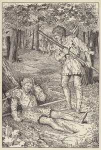 Özgürlüğümü senin lütfunla değil, değneğimle kazandım. by Louis John Rhead