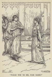 Bana yalvarır mısın güzel kadın? by Louis John Rhead