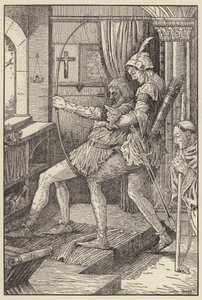 Robin son şaftını vuruyor by Louis John Rhead