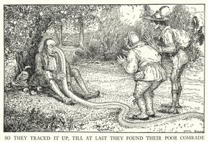 Böylece, sonunda zavallı yoldaşlarını (lito) bulana kadar izini sürdüler. by Louis John Rhead