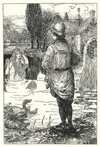 Su Perisi (taş) by Louis John Rhead