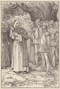 Kral kolunu sıvamaya başladı by Louis John Rhead