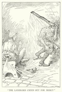 "Ev sahibi merhamet için haykırdı" (lito) by Louis John Rhead