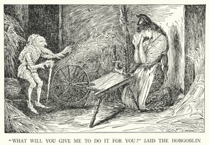 "Senin için yapmam için bana ne vereceksin?" dedi Hobgoblin (lito) by Louis John Rhead
