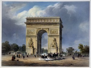 Arc de Triomphe - Arnout tarafından by Louis Jules Arnout