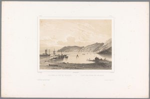 Mölle limanının görünümü Vue ödülü du Port de Mólleleie / Udsigt fra Havnen ved Mólleleie (nesne üzerindeki başlık) İskandinavya