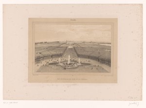 Versailles bahçelerinin görünümü Vue générale du Parc et du Château (nesne üzerinde başlık) Paris ve çevresinden görünümler (dizi başlığı) Versailles (nesne üzerinde dizi başlığı)