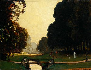 Küçük Fulda, Karlsaue Park, Kassel by Louis Kolitz
