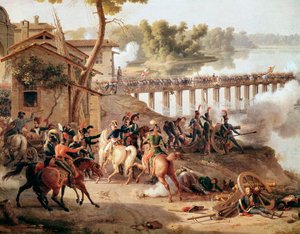 Napolyon Bonapart, Lodi Savaşı sırasında emir verirken by Louis Lejeune