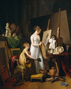 Bir Ressamın Atölyesi by Louis Leopold Boilly