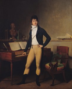 Francois Adrien Boieldieu (1755-1834) 1800 (tuval üzerine yağlı boya) by Louis Leopold Boilly