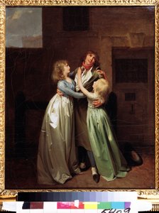 "Acılı ayrılık" (Acılı bir ayrılık) Louis Leopold (Louis Leopold) Boilly