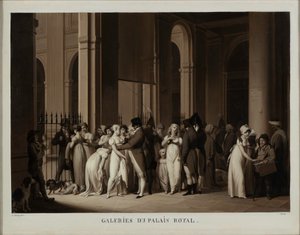Kraliyet Sarayı Galerileri, 1809. by Louis Leopold Boilly