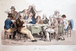 Gazete okuyan adamlar - Louis Boilly