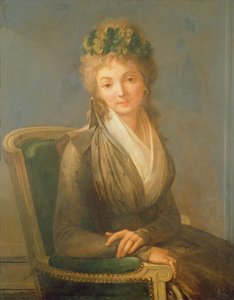 Portrenin Lucile Desmoulins (1771-94) olduğu tahmin ediliyor 1794 (tuval üzerine yağlı boya) by Louis Leopold Boilly