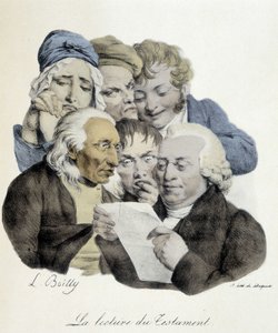 Vasiyeti Okumak - Louis Leopold Boilly