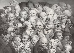 35 farklı kafanın buluşması (35 verschiedene Köpfe). 1825 by Louis Leopold Boilly