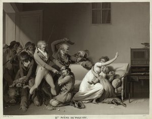 Hırsızların İkinci Sahnesi: Hırsızların Tutuklanması, 1810 by Louis Leopold Boilly