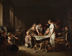 Büyük Ordu Bülteninin Okunması by Louis Leopold Boilly