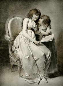 iki kız kardeş by Louis Leopold Boilly