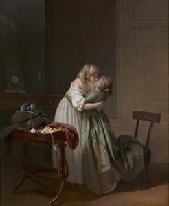 Öpüşen İki Genç Kadın, Öpüşen İki Genç Kadın, ca 1790-1794.